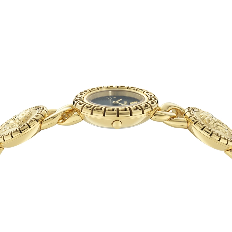 Versace Quarzuhr Quarz-Analoguhr La Greca Stud Icon gold(Image 2)