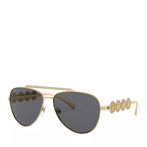 Versace Women Sunglasses Rock Icons 0VE2219B Gold Sonnenbrille
