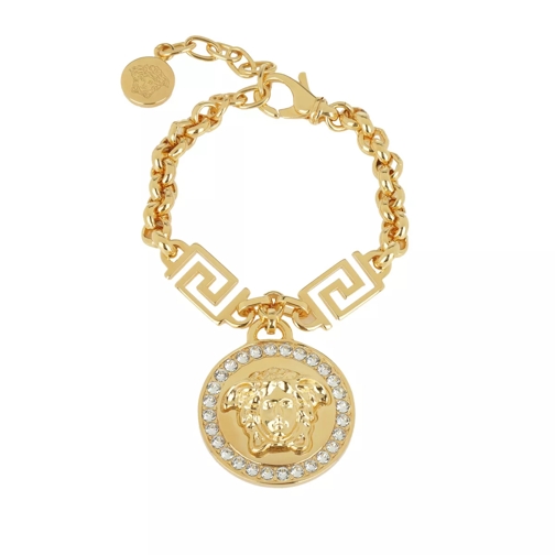 Versace Emblem Bracelet Bianco/Oro Armband