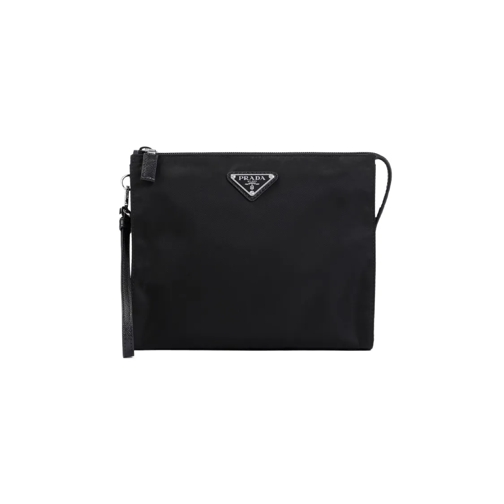 Prada Polyamide Pouch Black Pochette