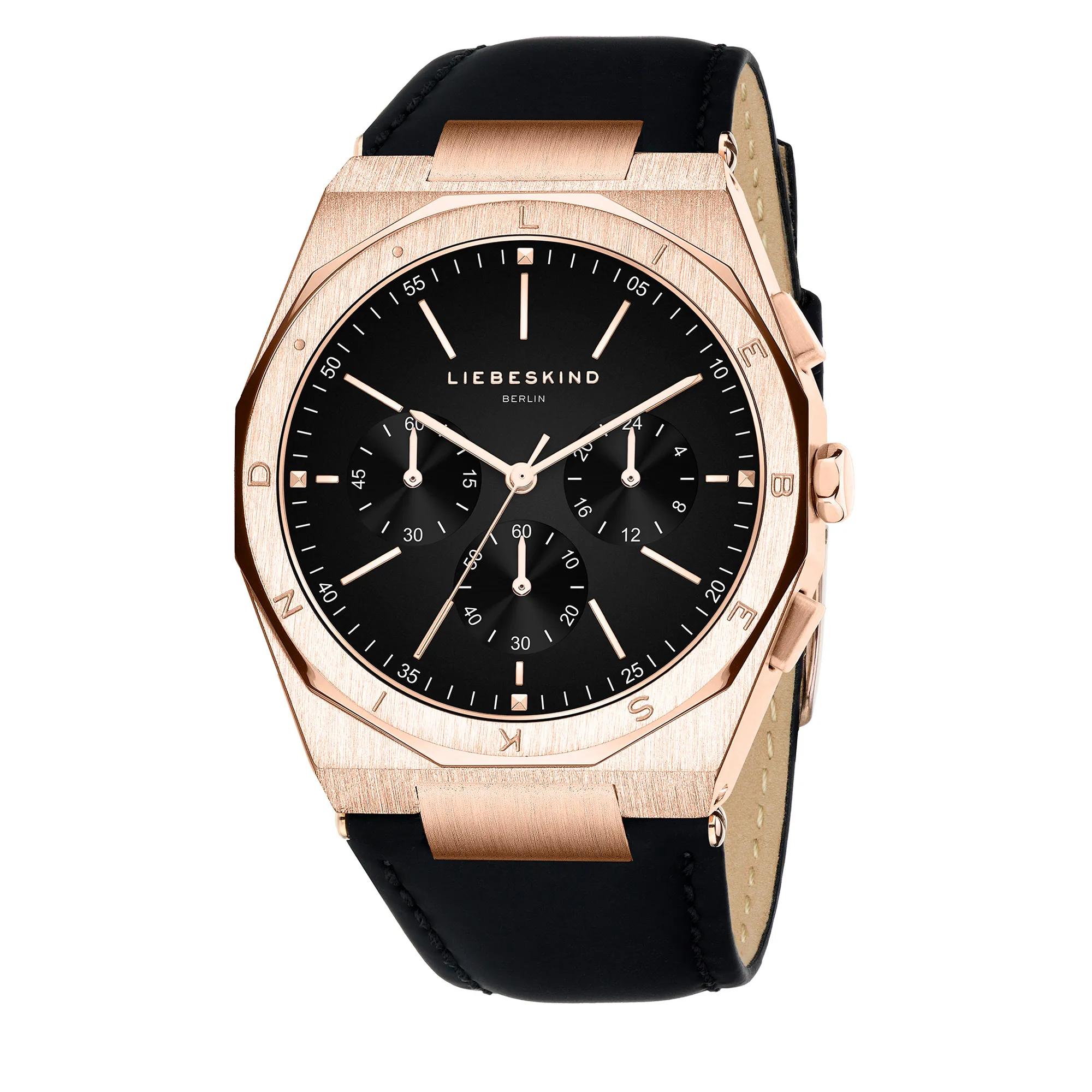 Thumbnail - Liebeskind Berlin Uhren - Echtleder Vintage Classic - Gr. unisize - in Schwarz - für Damen