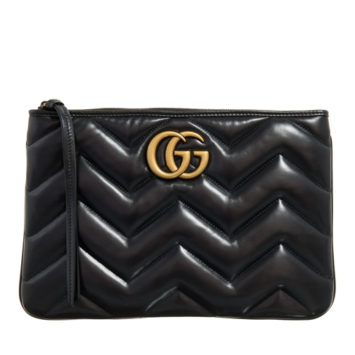 Gucci Clutch Gg Marmont Clutch Bag Black