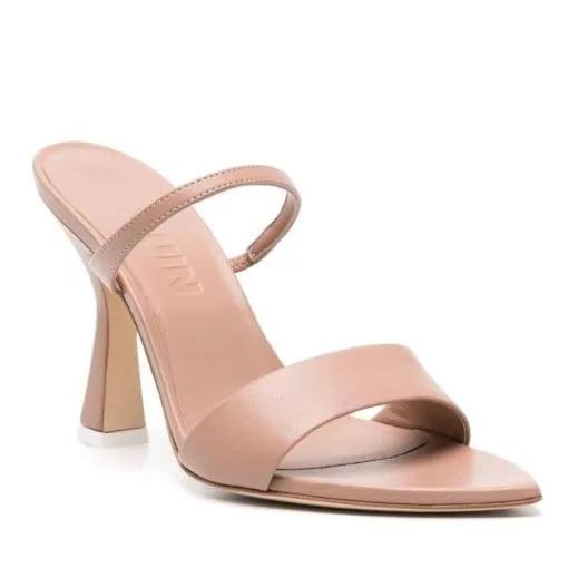 3Juin Sandalen & Sandaletten - Leather Slip-On Sandals - Gr. 39 (EU) - in Rosa - für Damen