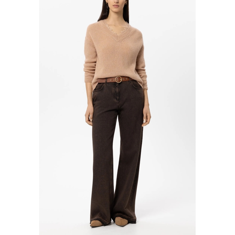 Luisa Cerano Wide-Leg-Jeans Hose sportiv the statement tweed(Image 2)