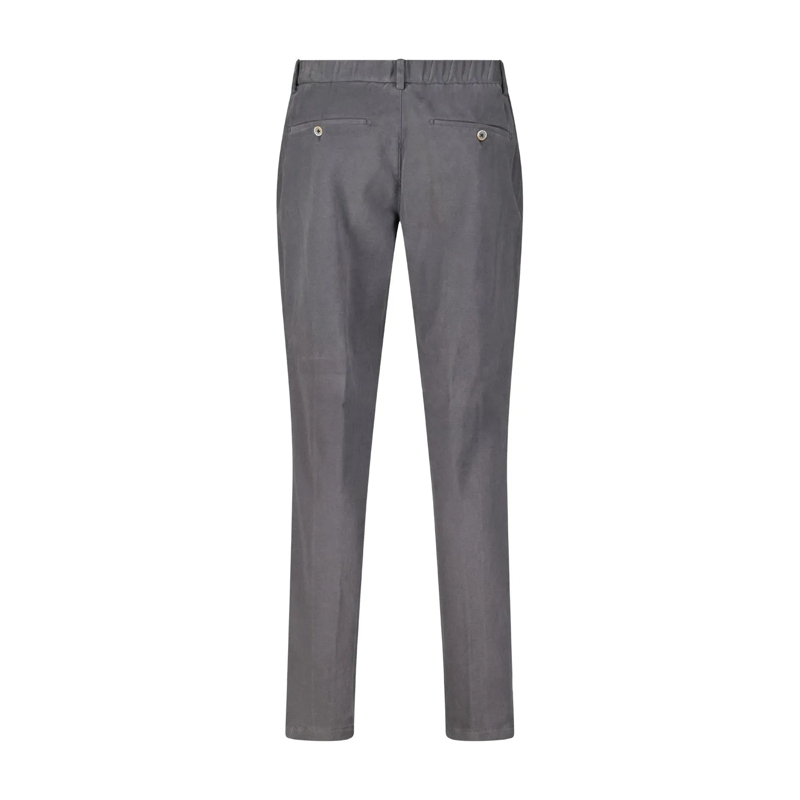 Hiltl Pantalon en tissu Stoffhose aus Baumwolle Hellgrau(Image 2)
