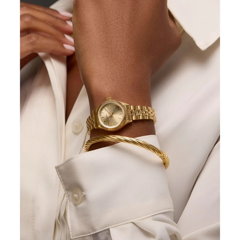 Timex Quarzuhr Quarz-Analoguhr Mini Legacy gold(Image 6)