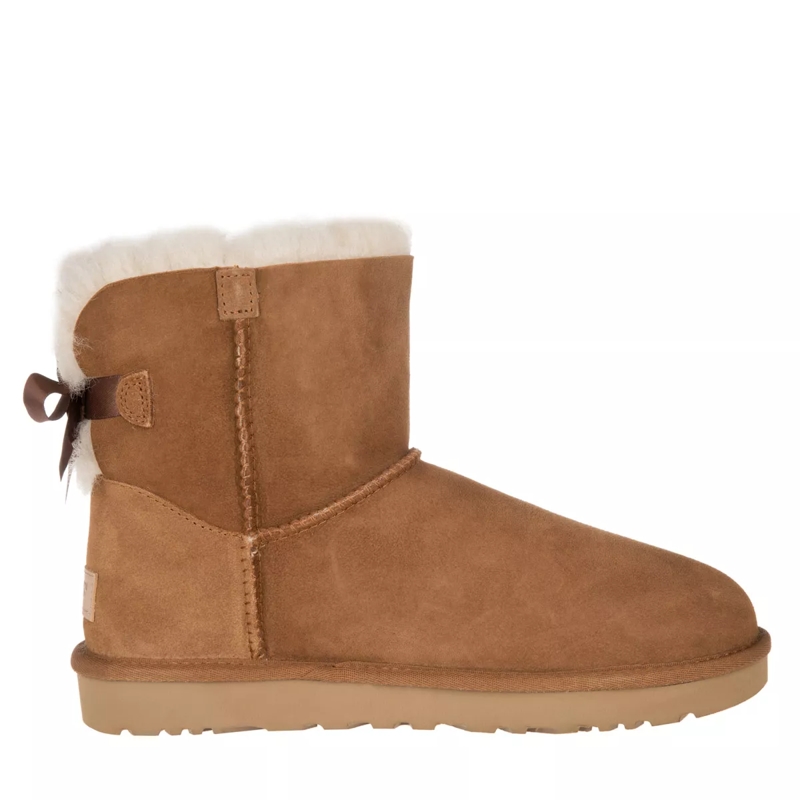 UGG Winterboots W Mini Bailey Bow Ii Chestnut