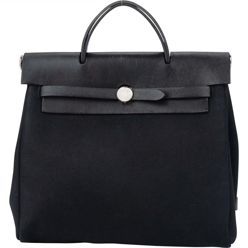 Hermès Sac à bandoulière Hermes Classic Cotton Herbag Backpack schwarz
