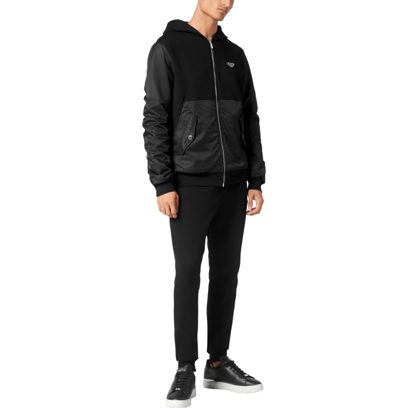 Philipp Plein Top Sweatjacke Mit Kapuze Iconic Plein schwarz(Image 4)