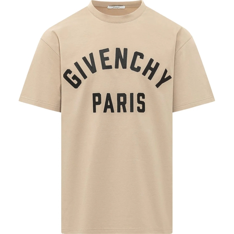 Givenchy T-shirt T-shirt Regular Fit con Lettering beige