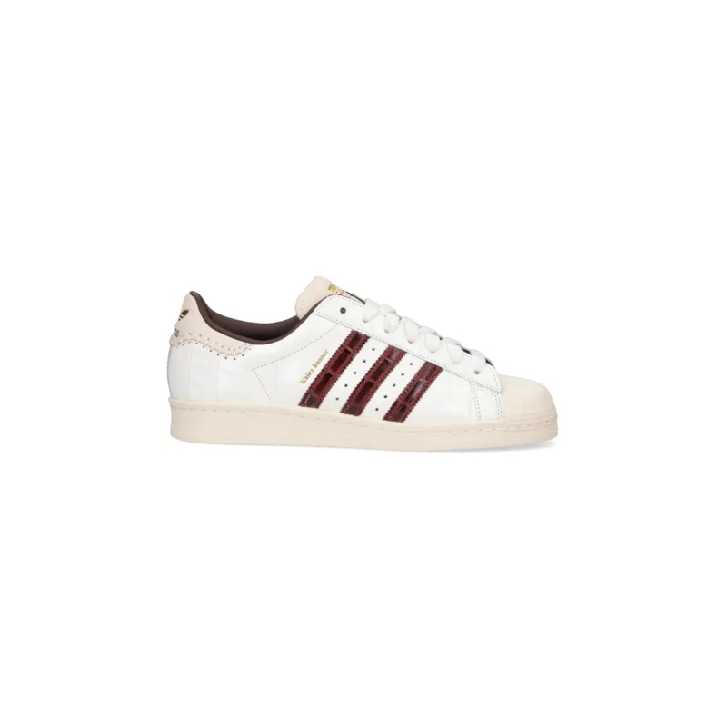 ADIDAS X WALES BONNER Lage-top sneaker "Superstar" Sneakers, In Cream Leather, Crocodile  Neutrals
