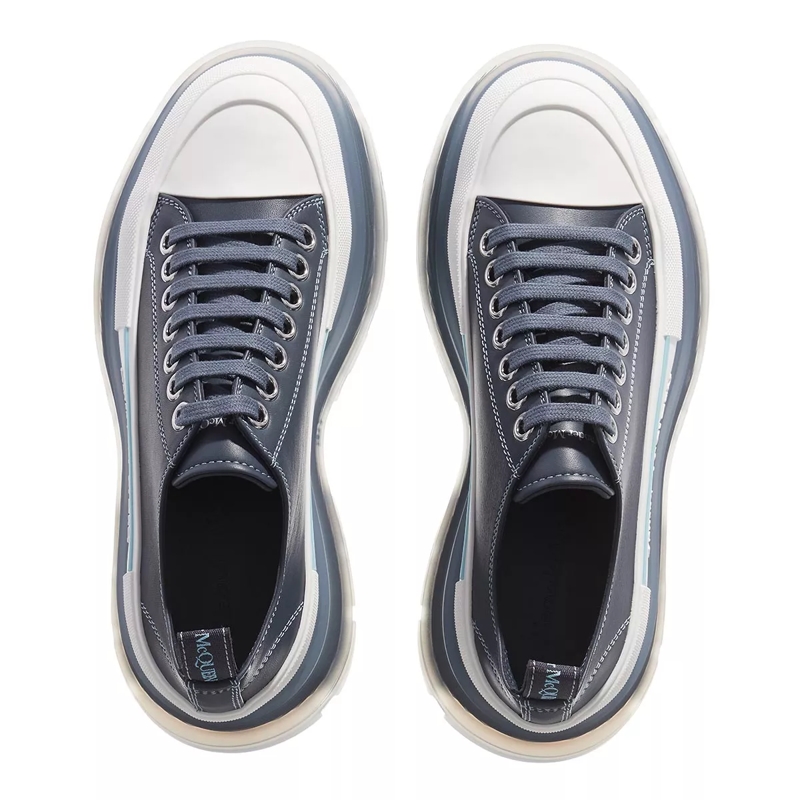 Alexander McQueen Sneaker basse Tread Slick Boot Antique Silver(Image 5)