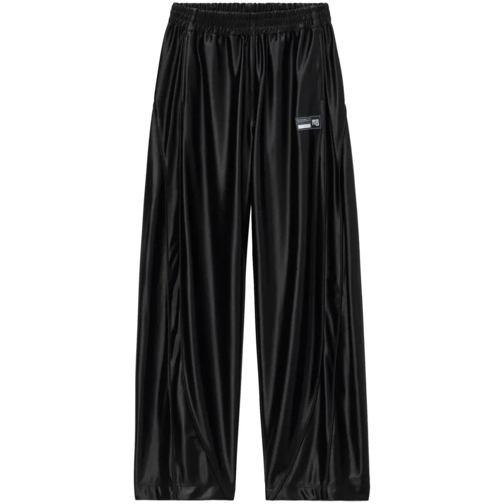 Alexander Wang Logo-Appliqué Track Pants Black Pantaloni da jogging