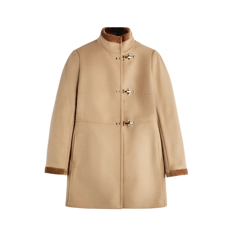 Fay Winterjas Virginia 3 Ganci Coat With Tailored Back Neutrals