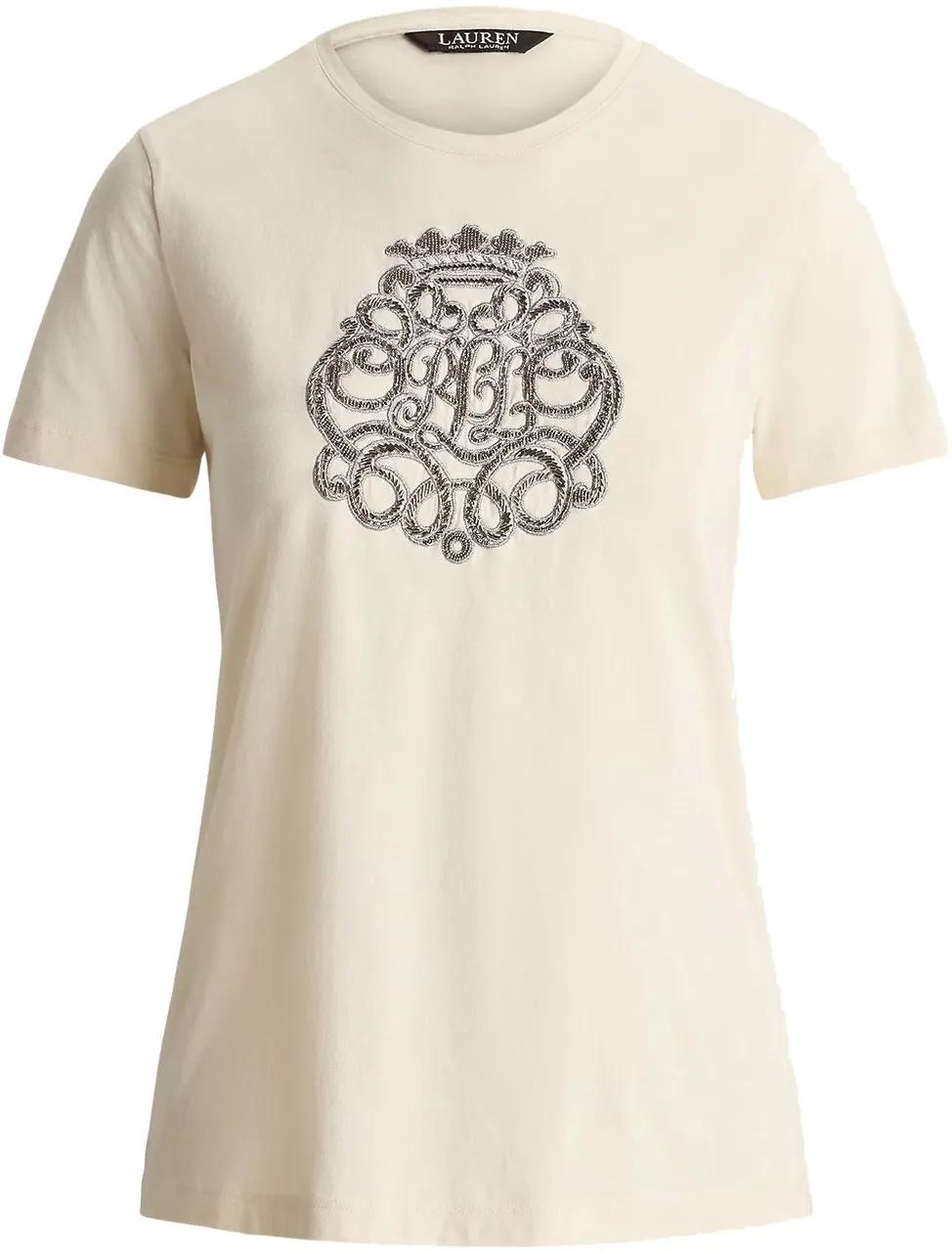 Ralph Lauren - T-Shirts And Polos Mascarpone Cream - Größe L - beige