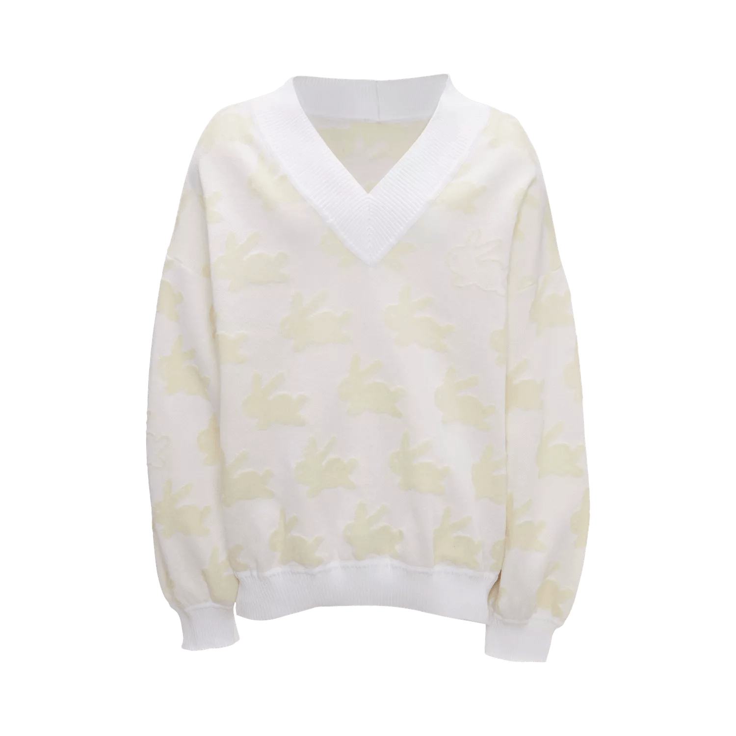 J.W.Anderson - Pullover mit Bunny-Motiven - Größe M - white