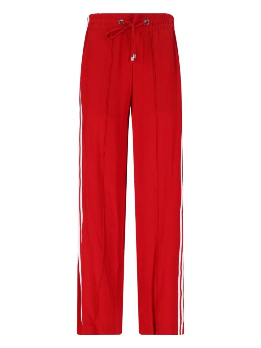 Thumbnail - Seafarer - Straight Leg Sporty Pants With Drawstring Waist - Größe 44 - rot
