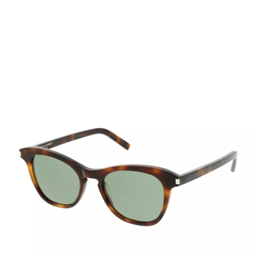 Saint Laurent SL 356-003 49 Sunglasses Havana-Havana-Green Occhiali da sole