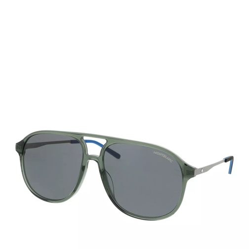 Montblanc MB0118S-003 59 Sunglass MAN ACETATE Grey Solglasögon
