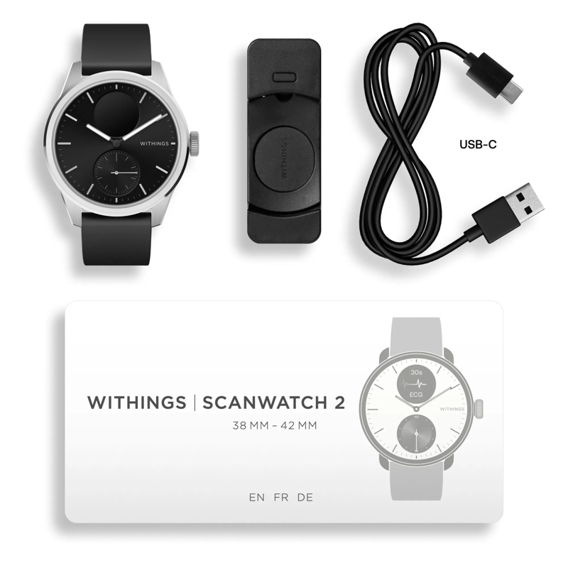 Withings Automatikuhr Scanwatch 2 silber(Image 9)