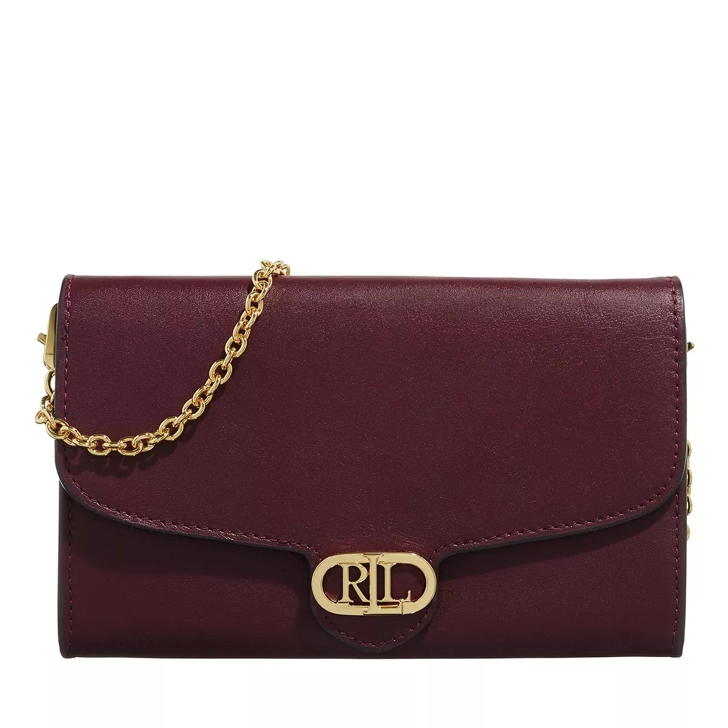 Lauren Ralph Lauren Adair 20 Crossbody Medium Vintage Burgundy