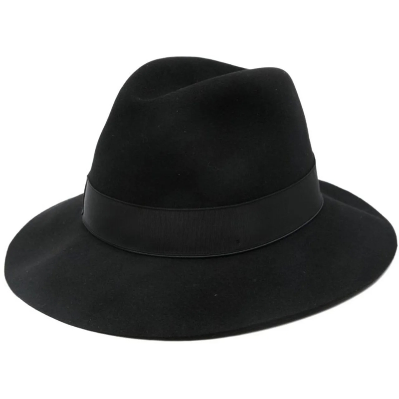 Borsalino Mütze Hats Black schwarz