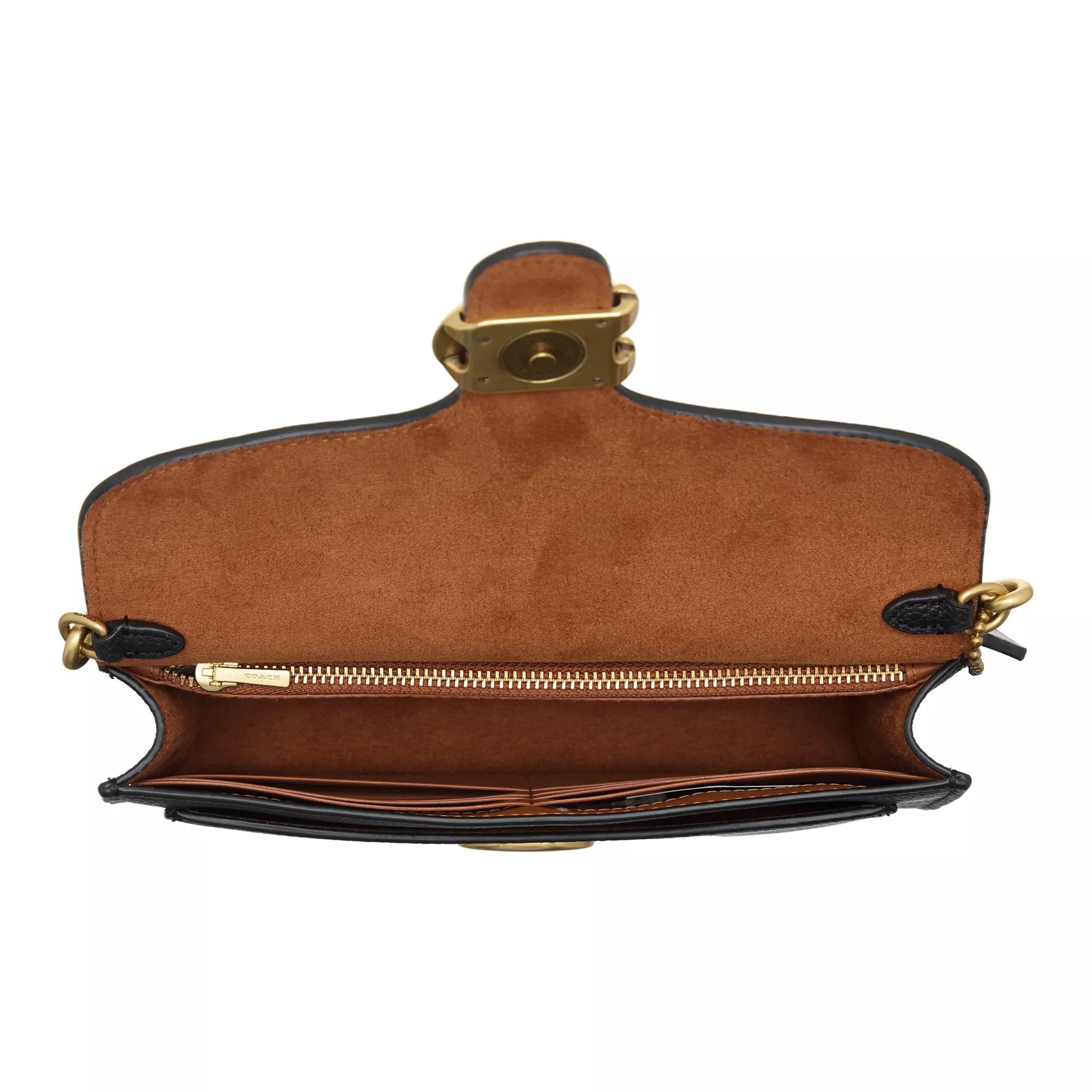 Thumbnail - Coach Crossbody Bags - Polished Pebble Leather Tabby Chain Clutch - Gr. unisize - in Schwarz - für Damen