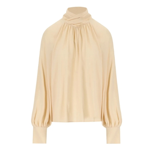 Federica Tosi Shirts FEDERICA TOSI BUTTER BLUSE  beige