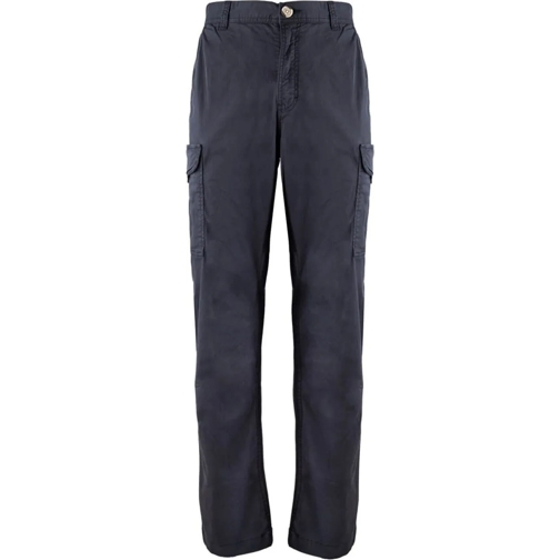 Woolrich Pantalon décontracté Classic Cargo Blue Trousers Blue blau