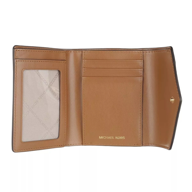 Michael Kors Carmen Medium Env Trifold Trifold wallet Donkerbruin