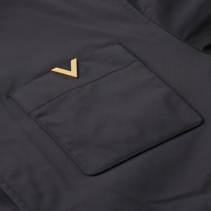 Valentino Garavani Hemd Overshirt mit Logo schwarz(Image 5)