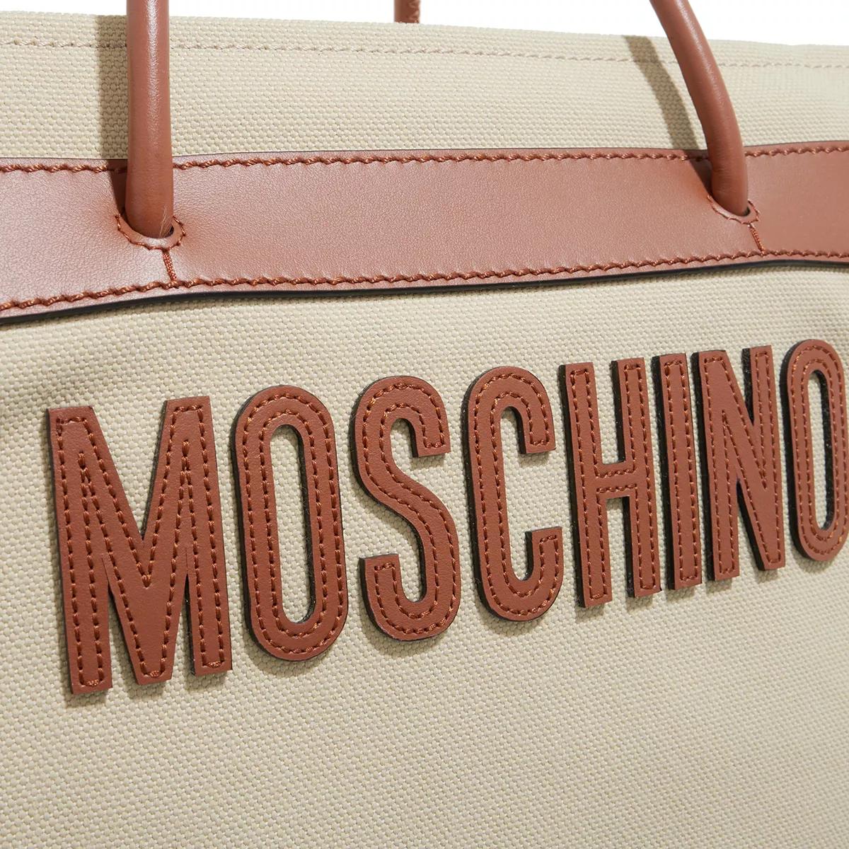 Moschino Shoppers & Totes Tote Shoulder Bag in beige