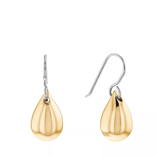Calvin Klein Sculptured Drops Earrings Gold Drop Earring