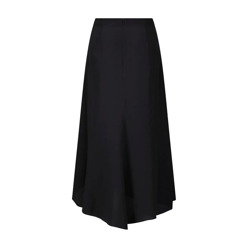 Isabel Marant Maxirock Midirock Hortensia aus Seide schwarz(Image 2)