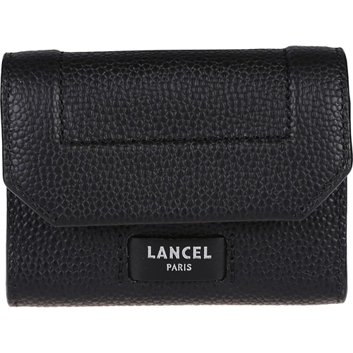 Lancel Portemonnee Ninon Mini Flap Wallet Black schwarz