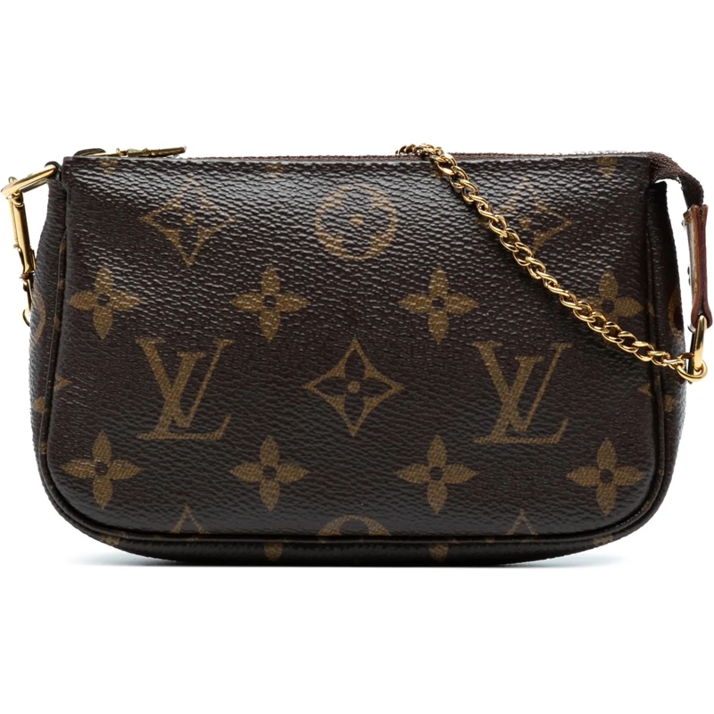 Louis Vuitton Tote Monogram Mini Pochette Accessoires braun