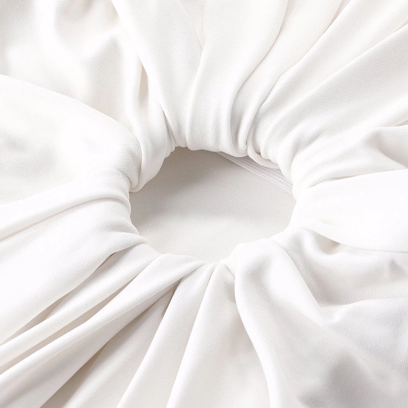 Sportmax Maxikleid Maxikleid Salett mit Cut-Out weiß(Image 3)