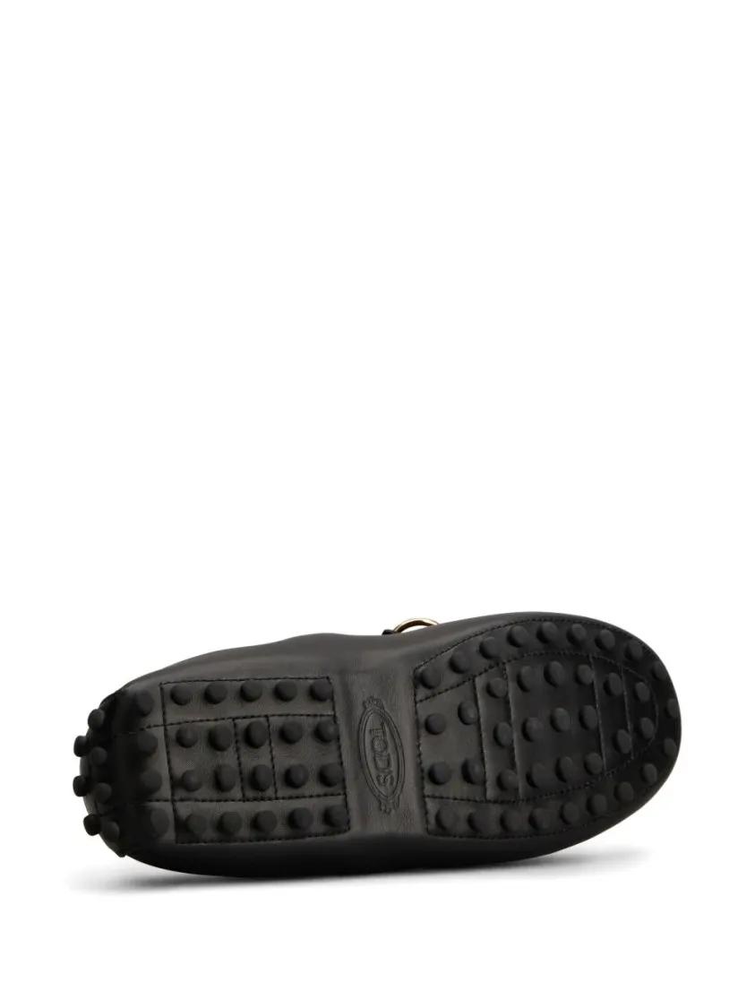 Thumbnail - Slip-On Shoes With Striking Ring Embellishment - Gr. 38,5 (EU) - in Schwarz