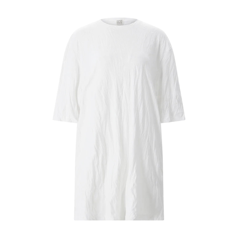 TOTEME T-Shirt Oversized-T-Shirt weiß