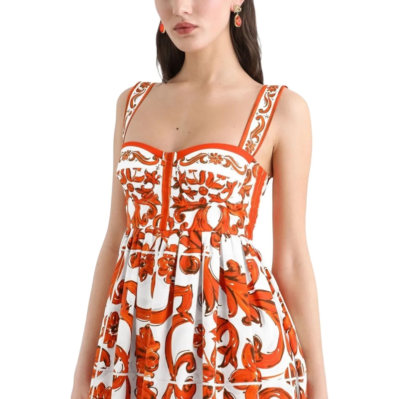 Dolce&Gabbana Minikleid Dresses Orange orange(Image 3)