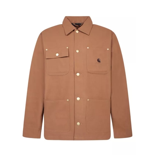 Carhartt Wip Sturdy Jacket With Classic Collar Brown 