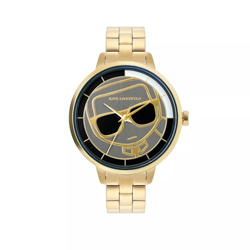 Karl Lagerfeld Ikonik Silhouette Watch Yellow Gold Dresswatch