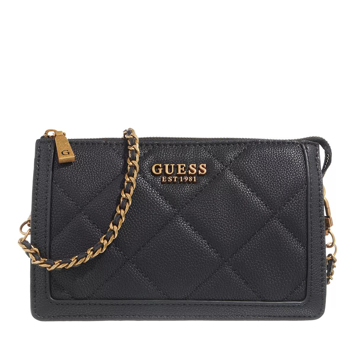 Guess Abey Multi Compartment Crossbody in Metallic
