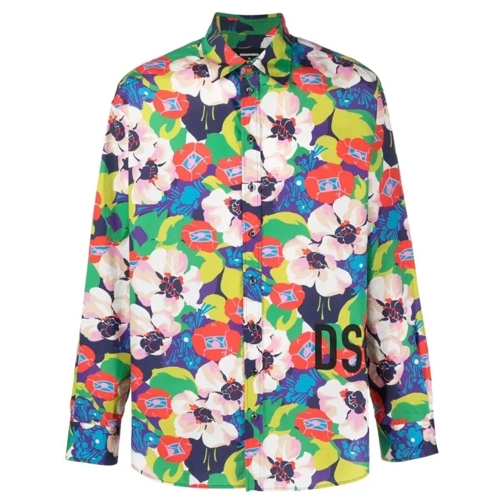 Dsquared2 Floral-Print Shirt Multicolor 
