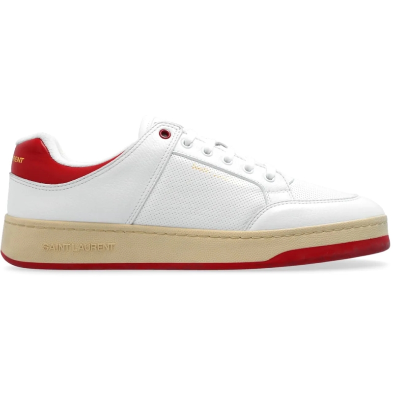 Saint Laurent Low-Top-Sneaker Sl/61 Logo Low-top Sneakers weiß
