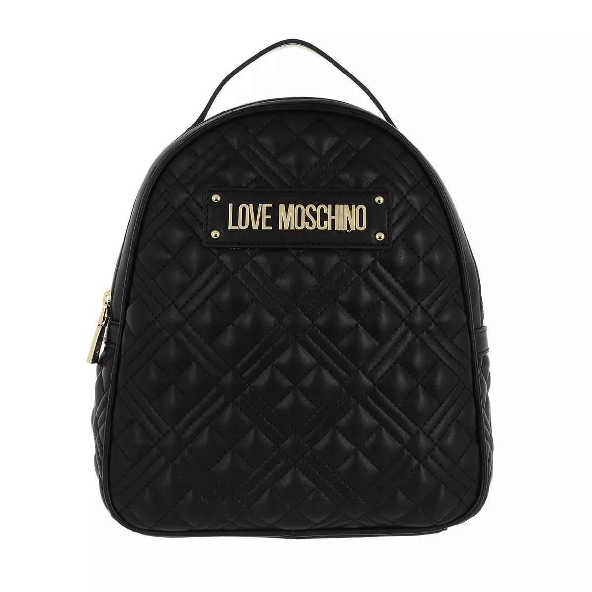 Love Moschino Rucksack - Borsa Quilted  Pu - Gr. unisize - in Schwarz - für Damen