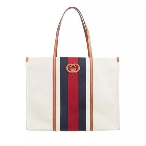 Gucci Canvas Web Handbag Natural Shopper