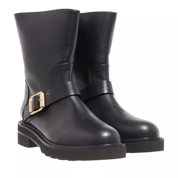 Stuart Weitzman Ryder Lift Bootie Black Biker Boot