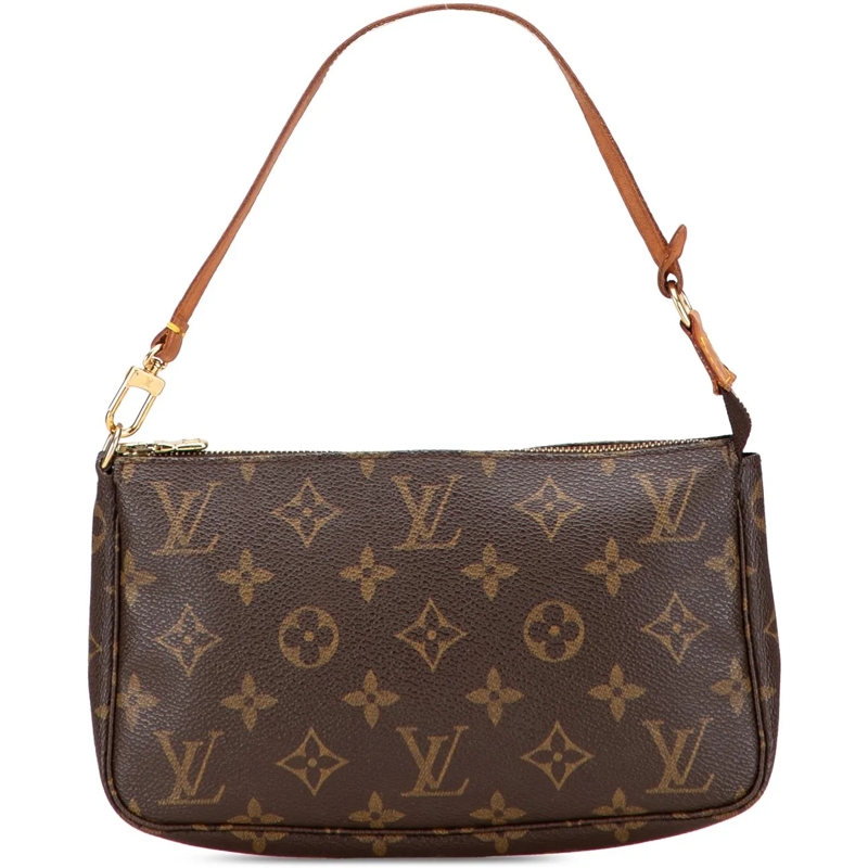Louis Vuitton Schultertasche Monogram Pochette Accessoires braun