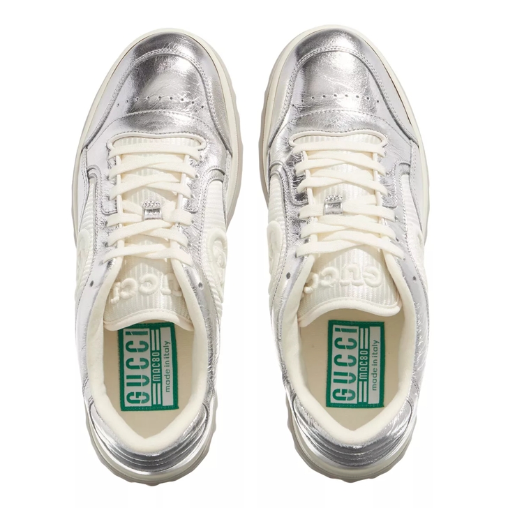 Gucci MAC80 Sneakers Silver White Low Top Sneaker